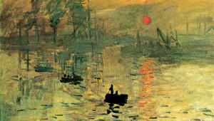 Claude Monet, «Impressione, levar del sole», 1872, olio su tela, 48 x 63 cm, Parigi, Musée Marmottan
